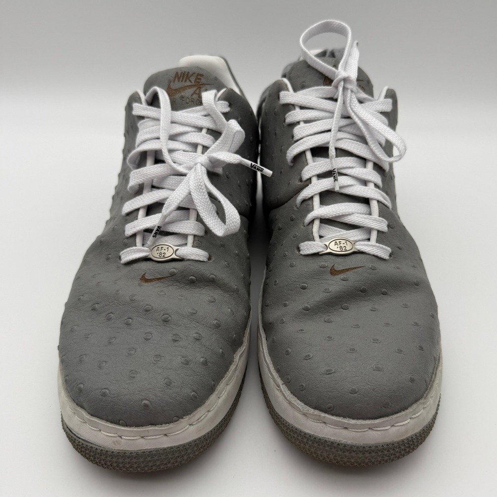 Nike Air Force 1 Supreme Seamless Ostrich Mens 9.5 Rare Shoes Sneakers Project - Picture 2 of 8